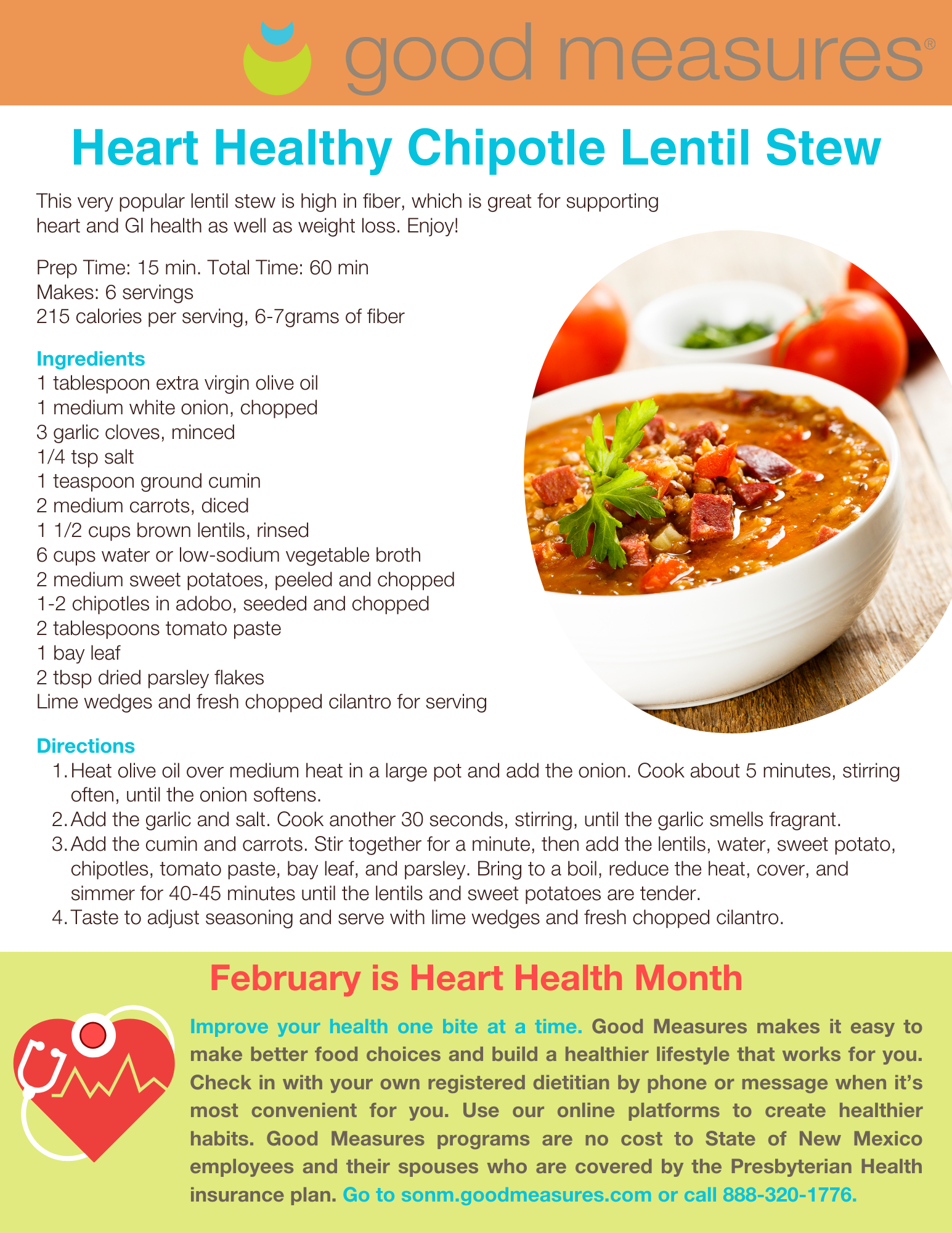 Chipotle Lentil Stew Recipe